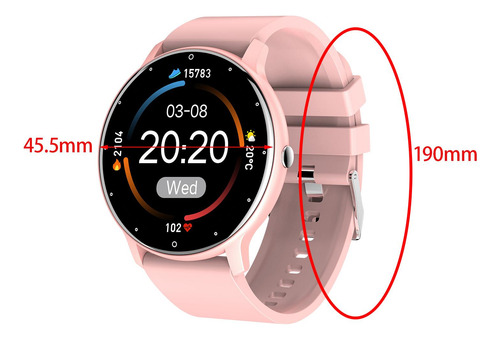 Smart Watch Calorías Ip67 Resistente Al Agua Pantalla