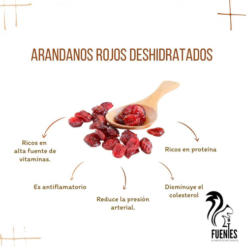 Fuentess | Arandanos Rojos Deshidratados Por 800 Grs. Full