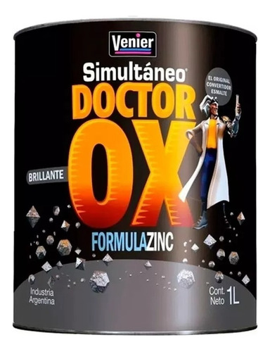 Dr. Ox Convertidor Oxido Brillante 1 Lt Venier Formula Zinc
