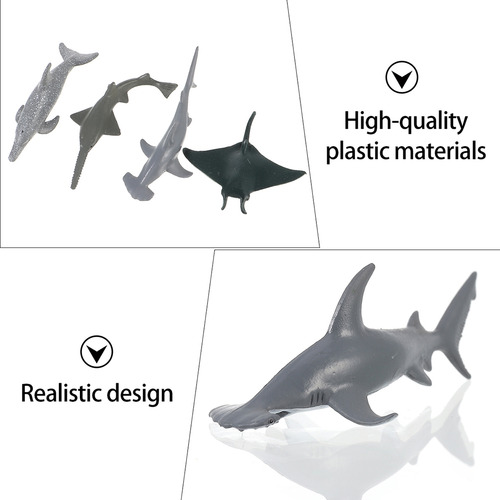 2 Sets De Simulación De Animales Marinos, Modelos De Animale