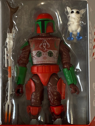 Mandalorian Warrior Holiday Edition Navidad Black Series Man (Usado)