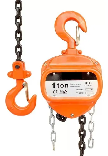 comprar Talha Manual De Corrente 1 Tonelada 3m Freio Duplo