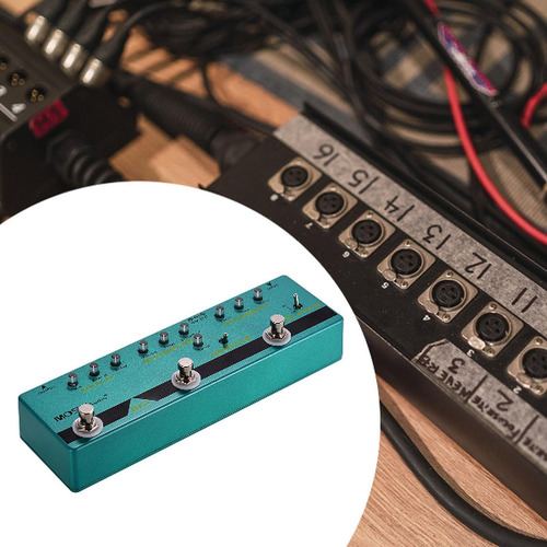 Hefu Pedal De Guitarra Multi-efeitos Tamanho Compacto Para