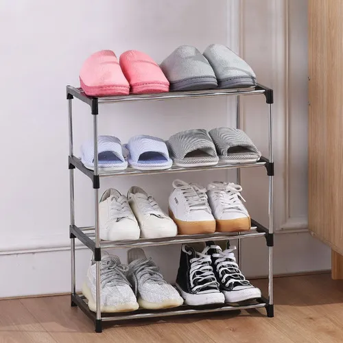 Organizador Zapatos Tipo Closet Zapatero 6 Percheros 5 Estantes Blanco