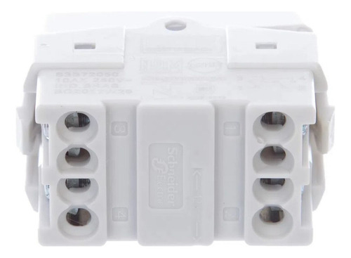Módulo De Interruptor Intermedirário 10a Branco Miluz