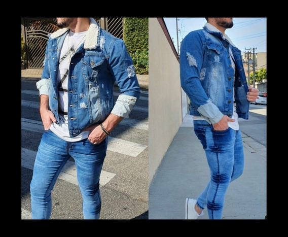 jaqueta jeans masculina barata