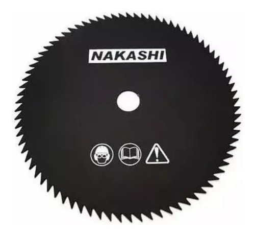 Lamina Para Roçadeira Nakashi 80 Dentes 255x25,4x1,5