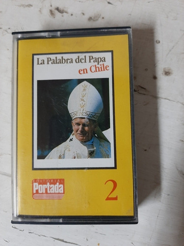 Cassete Casete La Palabra Del Papa En Chile Tomo 2