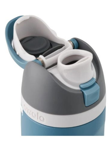 Garrafa Termica Owala Freesip de acero inoxidable, 32 onzas/946 ml, color gris