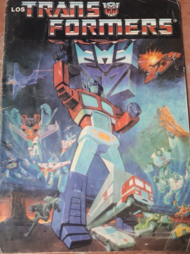 Album Los Transformers 1986 Completo Sólo Falta  Microposter