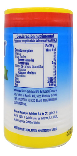 Sal Reducida En Sodio Novoxal 610 Gr Ligera De Mar
