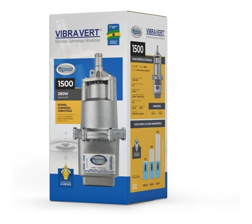 Bomba Submersa P/poço Sapo Rymer 1500 220v