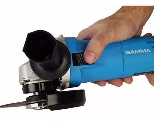 Imagen 2 de 7 de Amoladora Angular Gamma 650w 115 Mm Gtia 2a Amoladora