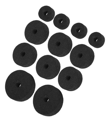 23pcs Kit De Platillo De Almohadilla De Tambor Sin Deslizami