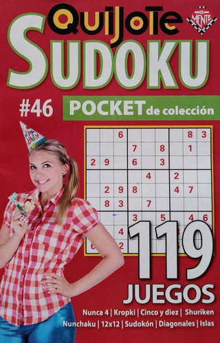 Sudoku Quijote Pocket De Colección N° 46 - 119 Juegos