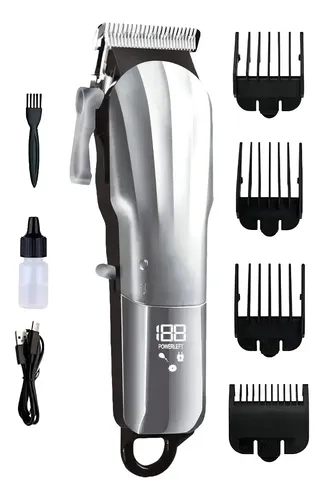 B-MAXMáquina de Cortar Cabelo Profissional Barbearia Barba Recarregá