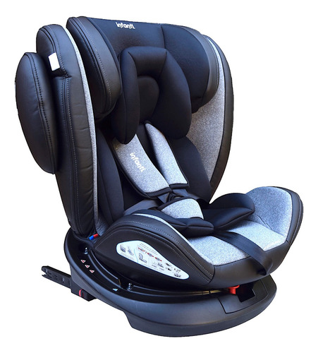 Butaca Para Bebe Infanti Isofix Multiage 360º Gris (0-36kg)