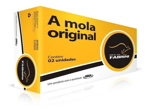 Par De Molas Suspensão Dianteira Opala 4cc Até 79 Fabrini