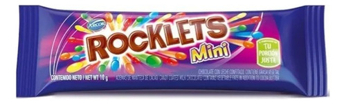 Mini Rocklets Caja X 44 Un. Confites Chocolate - Radikcandy