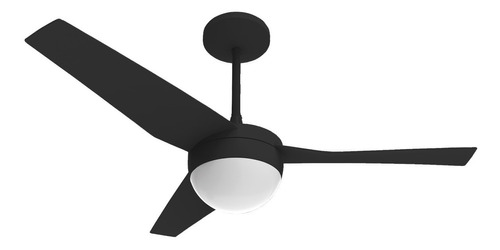 Ventilador De Teto Aliseu Jet Preto Plus