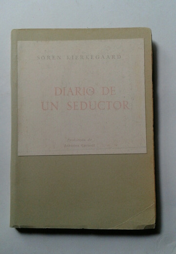 21 Soren Kierkegaard Diario De Un Seductor