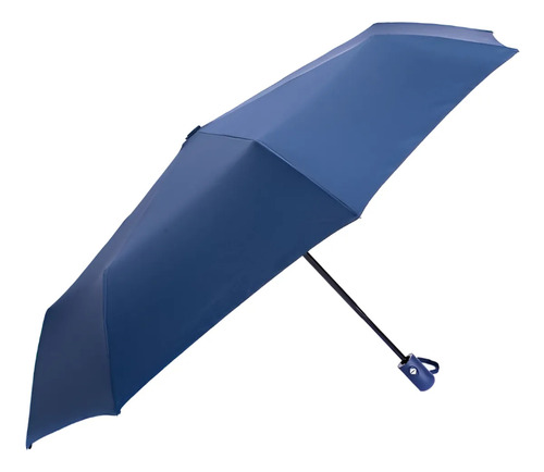 Paraguas Color Liso Automatico Extensible 3672 Azul Liso
