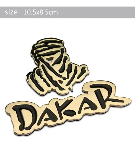 Sticker Dakar Metal Auto Car 