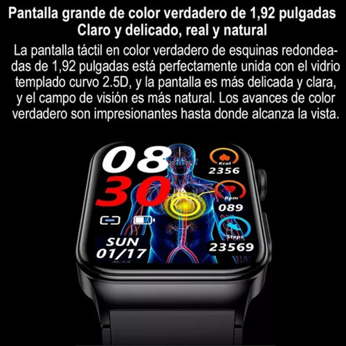 Reloj Inteligente E500 Para Hombre Y Mujer Para Xiaomi/ Ios