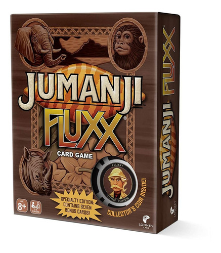 Jumanji Fluxx Juego De Cartas De Edicion Especial Nino