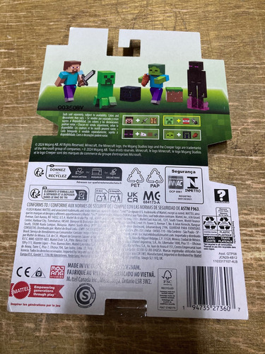Minecraft Vanilla Creeper Con Dinamita Craft A Block Mattel