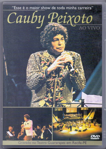 Dvd Cauby Peixoto - Ao Vivo - Novo***