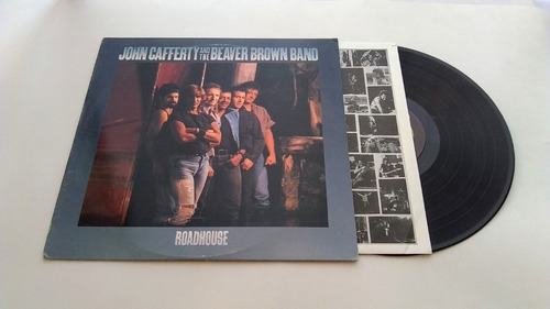 John Cafferty - Roadhouse - Vinilo Importado Lp Excelente Es