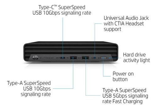 Mini Sobremesa Hp Elitedesk 800 G6 Business Intel Core I5-10