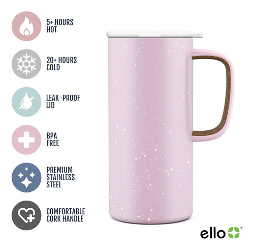 Taza De Viaje Con Aislamiento Al Vacio Ello Campy Con Sello