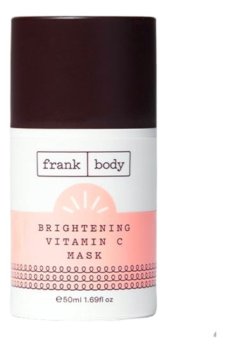 Mascarilla Iluminadora De Vitamina C Marca Frank Body 50ml