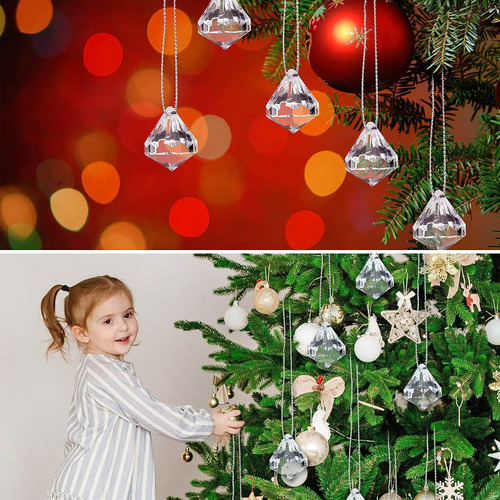 D A 80 Piezas De Diamantes De Cristal For El Árbol De