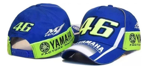 K Gorra Yamaha Racing Ajustable, Resistente Al Viento Y Al