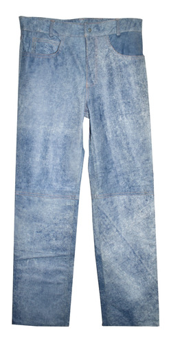 Calça De Couro Augustus Jeans Motociclista Clcm042