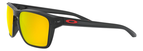 Lentes De Sol Rectangular Sylas Ruby Polarized Oakley Color Prizm Ruby Polarized Lente Rojo Varilla Negro Armazón Prizm Ruby Polarized