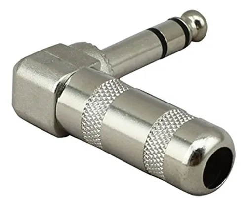 2pack 6,35 Mm (1/4 ) Huasen Conector Macho De Audio Estéreo