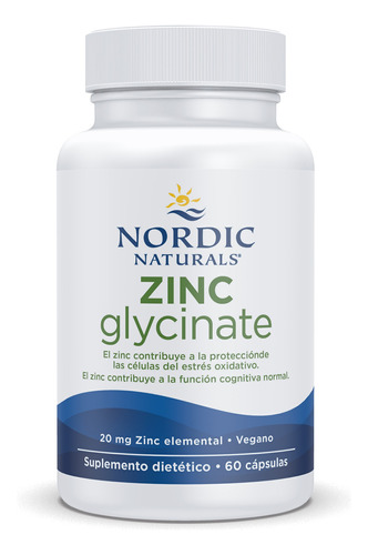 Zinc Glycinate - Vitamina Y Minerales - Nordic Naturals