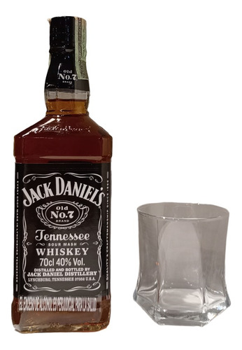Whiskey Jack Daniel´s Mas Vaso 750 Ml - mL a $167