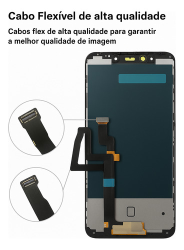 Tela Frontal Display Compatível iPhone XR Vivid A1984 A2106