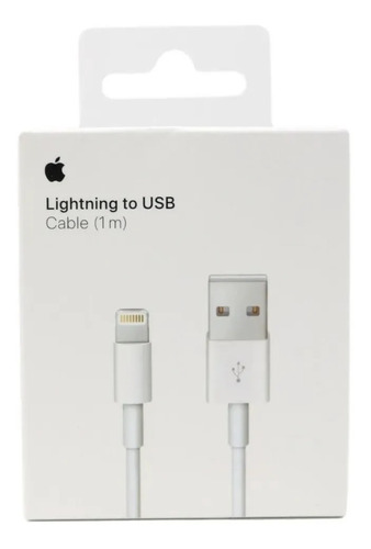 Cable Lightning 1m Apple Original iPhone 5 6 7 8 X 11 12iPad