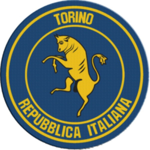 Parche Escudo Circular Italia Torino