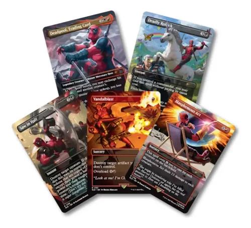 Secret Lair Marvel Deadpool Não Foil Magic The Gathering Mtg