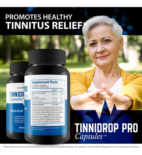 Cápsulas Tinnidrop Pro Nuestro Mejor Alivio Del Tinnitus Los