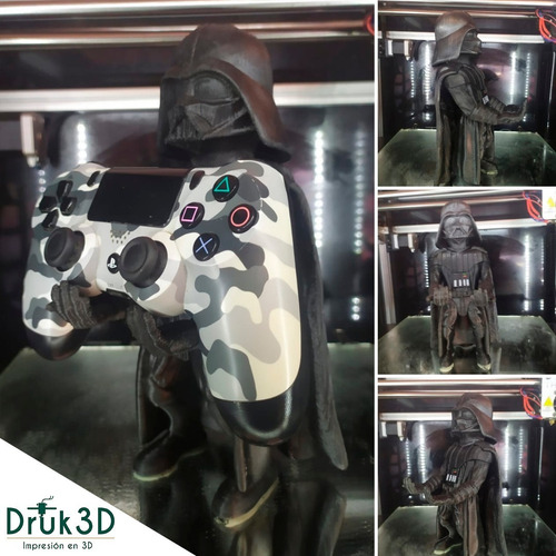 Darth Vader Star Wars Soporte Joystick 23cm Impresion 3d