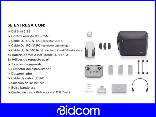 Drone Dji Mini 2 Se Fly More Combo Con Cámara Full Hd 2.7k