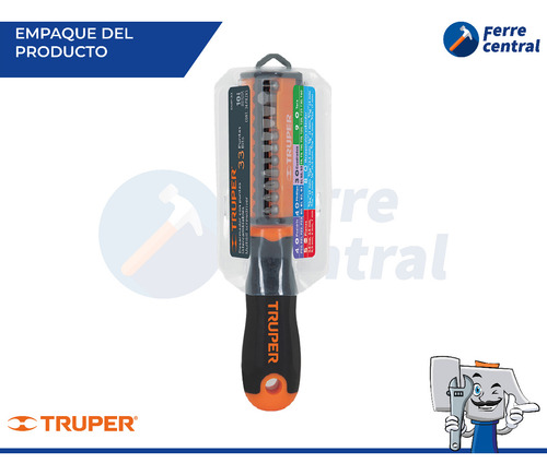 Desarmador Multipunta, Con 33 Puntas, Truper 13595